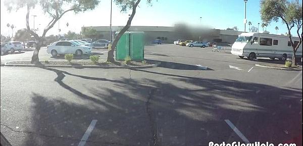  Porta Gloryhole Walmart worker gets slutty